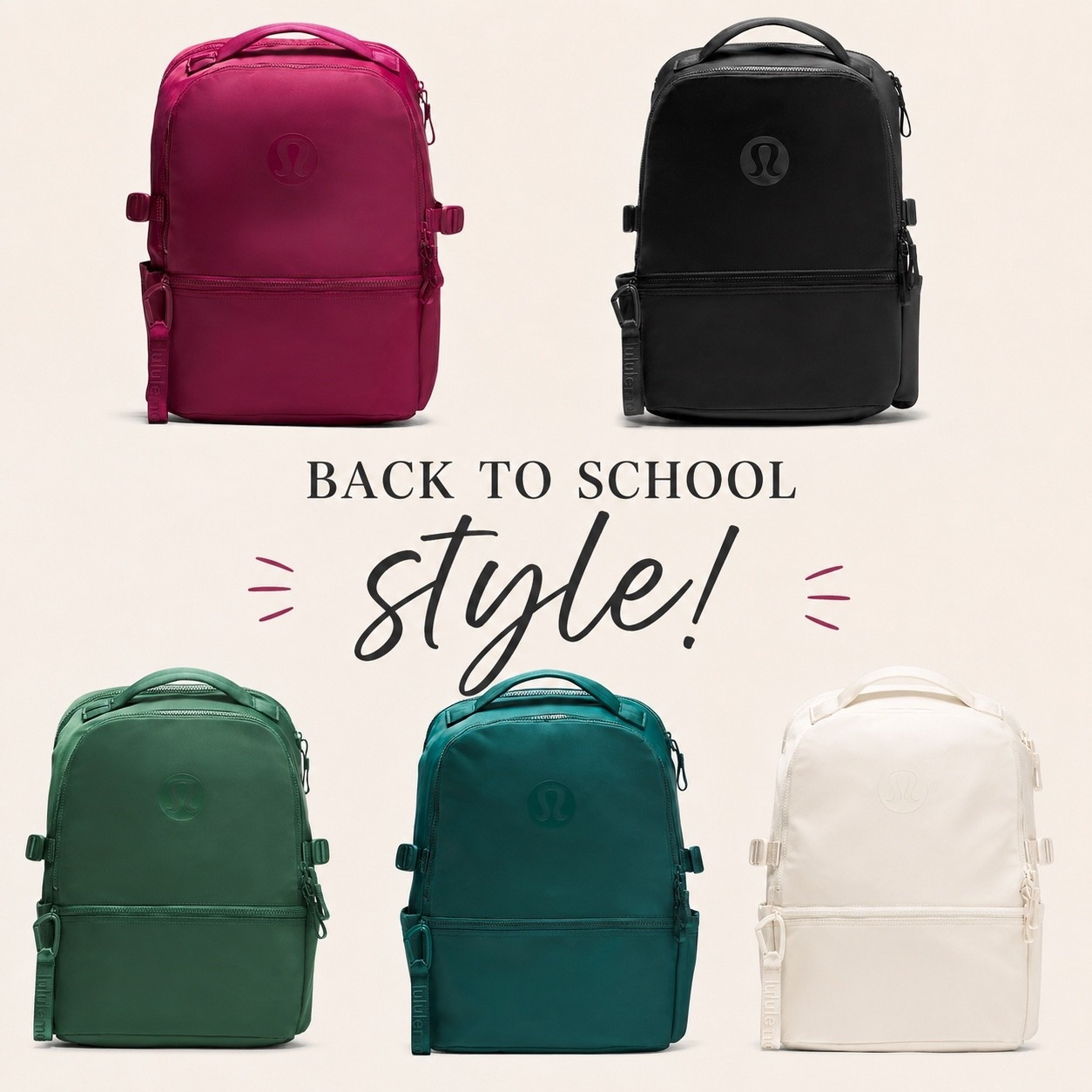 Back to school style backpack, Lululemon

#LTKTravel #LTKvlog #LTKActive