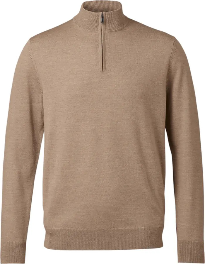 Charles Tyrwhitt Merino Zip Neck Long Sleeve Sweater | Nordstrom | Nordstrom