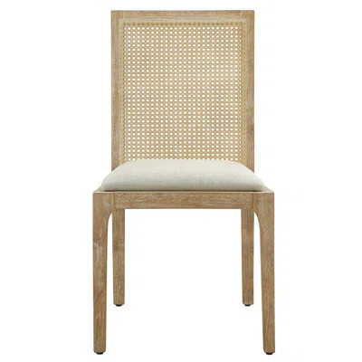 Dining Chair 2 Pieces - Solid Wood, Cane , Upholstered Seat With Attached Cushion, Assembly Required Chairs Of 2 Cane-Backed, Needed Tools | Wayfair North America