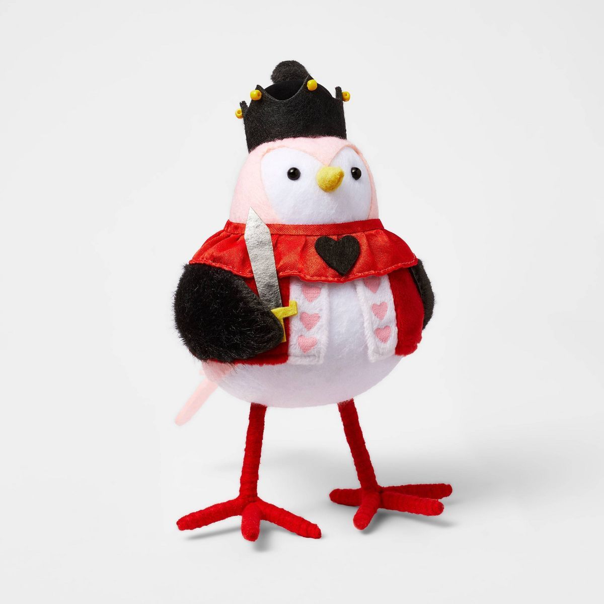 Valentine Fabric Feathery Friends Bird King of Hearts - Spritz™ | Target