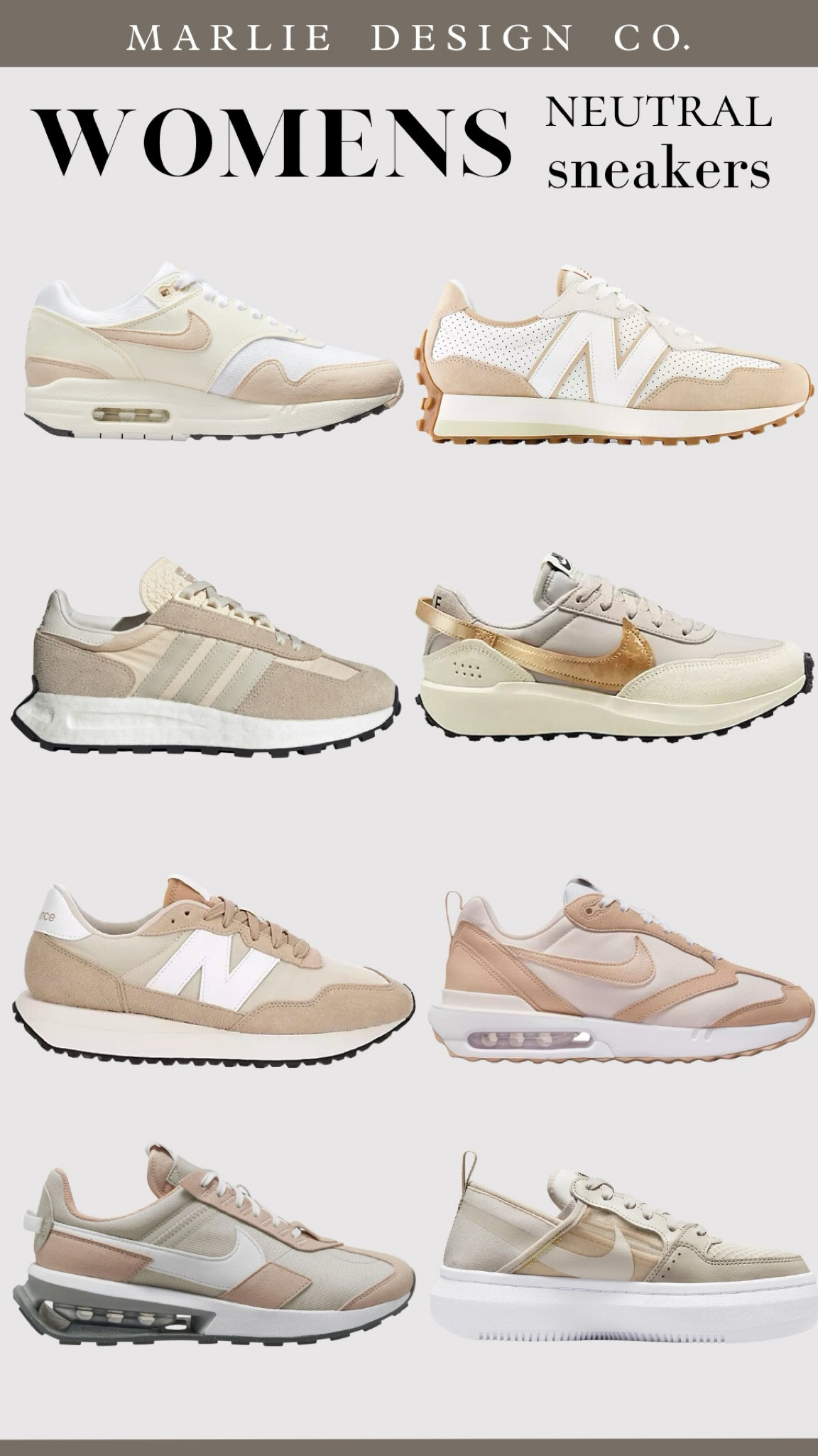 Women’s neutral sneakers | neutral Nike sneakers | neutral new balance sneakers | new balance 327 | Nike air max | sneakers for fall | neutral adidas sneakers | fall sneakers | Nordstrom | rack room shoes | famous footwear | Nike | addidas | new balance | sneakers for women 

#LTKshoecrush #LTKstyletip #LTKfindsunder100