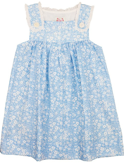 Blue And White Floral Dress - Shipping Mid-April | Cecil and Lou