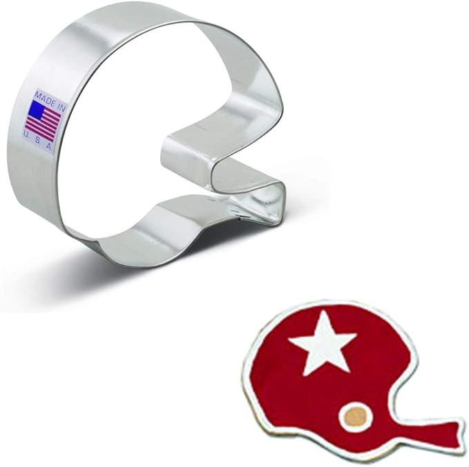 Ann Clark Cookie Cutters Football Helmet Cookie Cutter, 3.25" | Amazon (US)