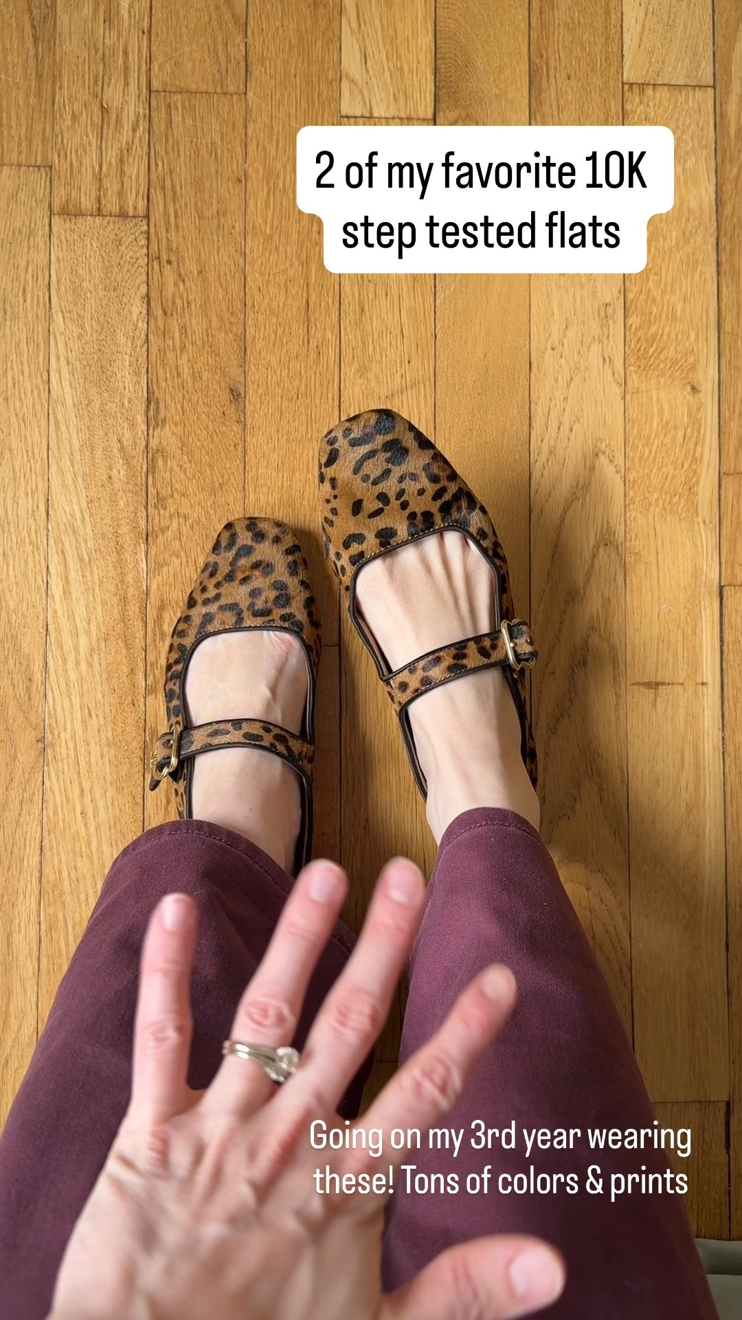 10k step tested leather shoes. Wearing these for my third year. Lots of color options. Sized up 1/2 #maryjane #samedelman