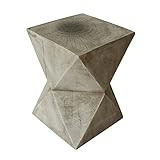 Christopher Knight Home Manuel Weight Concrete Accent Table, Light Gray | Amazon (US)
