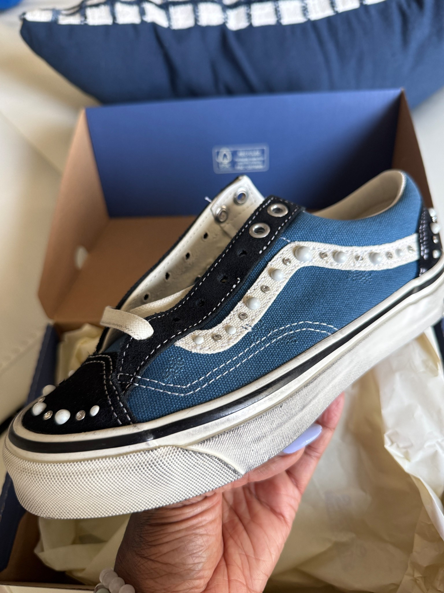 This picture does no justice, they shine in person. BLING BLING ✨ I’m starting to really lovvveee vans! 

#LTKActive