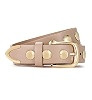 JASGOOD Women Fashion Leather Belt Punk Studded Belt for Jeans Pants Dresses | Amazon (US)