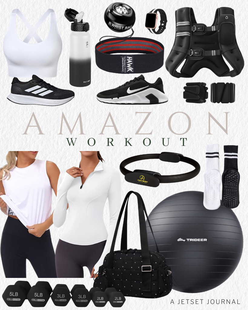 This week’s Amazon Fitness Finds includes supportive wear and athletic essentials for your active lifestyle. For your workout tops, you can choose between LOMON’s long-sleeve slim-fit shirt, THE GYM PEOPLE’s sleeveless top, and more. There’s a trendy mini gym bag that many people are grabbing right now. Also, this week's exercise gear and equipment are getting lots of great reviews, like ProBody’s Pilates fitness circle and Gyroscopic Forearm Exerciser.

#LTKSeasonal #LTKSaleAlert #LTKTravel 

 