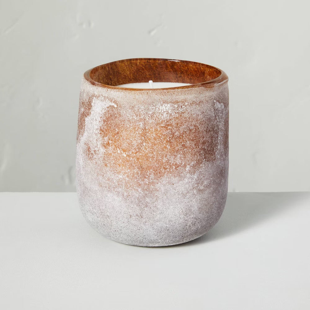 9oz Harvest Spice Textured Glass Seasonal Candle - Hearth & Hand™ with Magnolia | Target