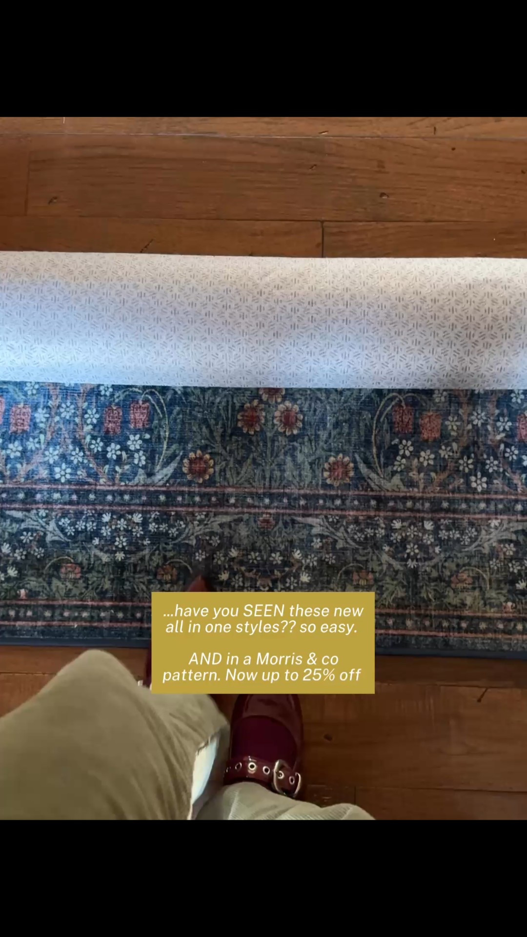 Up to 25% off ruggable styles this weekend, including my new tuffed all in one style in a Morris & Co pattern, 
xo, Claire

#LTKSaleAlert #LTKmomlife #LTKHome