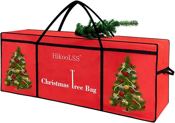 HikooLSS Christmas Tree Storage Bag 7.5Ft/6.5Ft,Large Christmas Tree Bag,Reusable Heavy Duty 600D... | Amazon (CA)