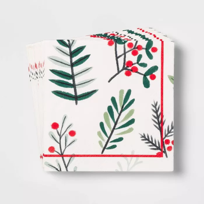 20ct Conservatory Disposable Beverage Napkin - Wondershop™ | Target