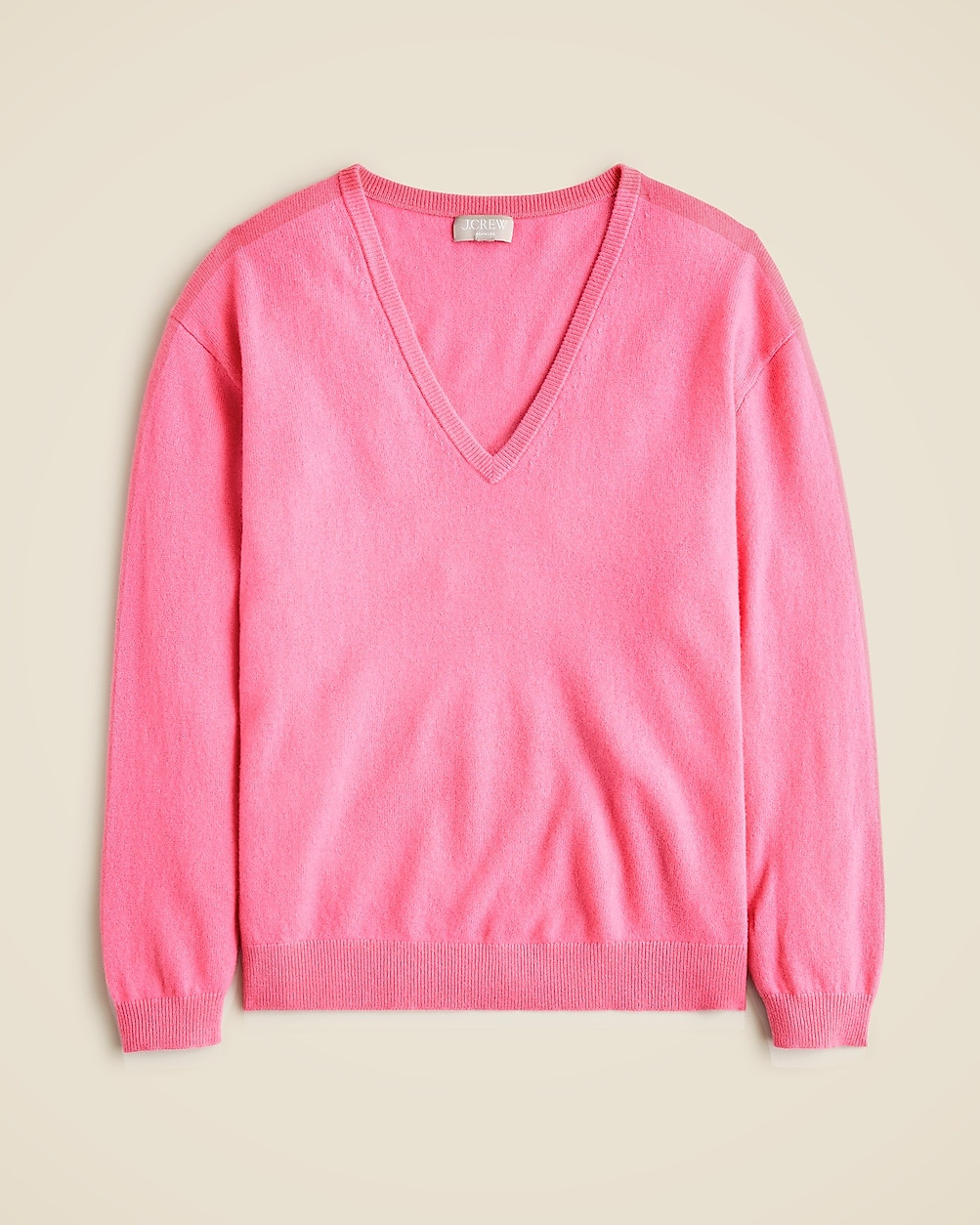 Cashmere relaxed V-neck sweater | J. Crew US