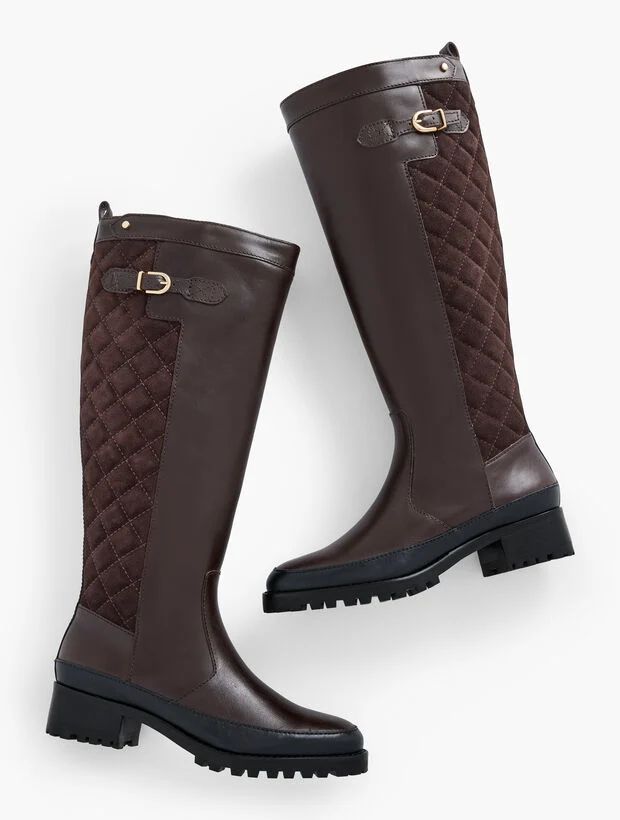 Tish Strap Riding Boots - Extended Calf | Talbots