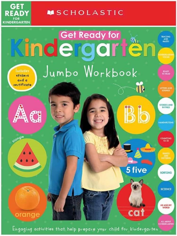 Get Ready for Kindergarten Jumbo Workbook: Scholastic Early Learners (Jumbo Workbook) | Amazon (US)