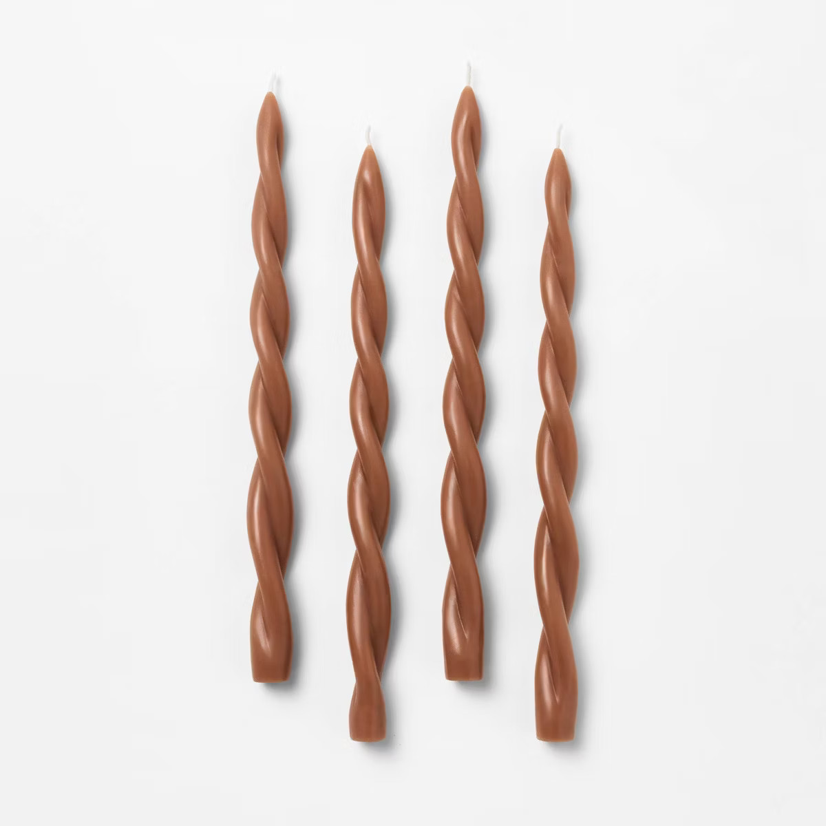 4pk Twisted Taper Candle Set - Threshold™ designed with Studio McGee | Target