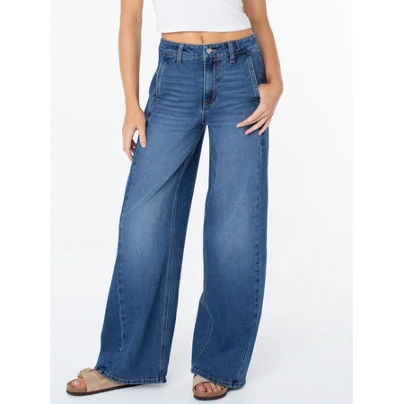 Celebrity Pink Women s and Women s Plus Wide Leg Jeans Sizes 1-24 | Walmart (US)