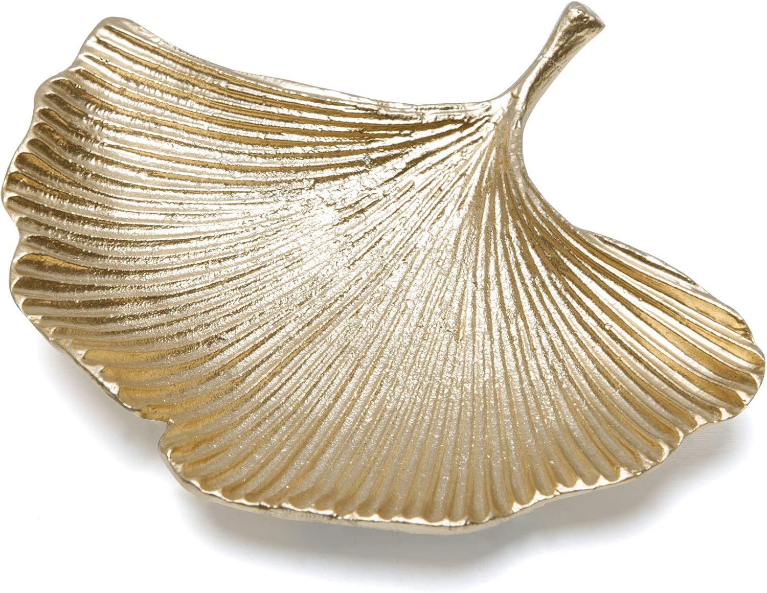 NIKKY HOME Gold Jewelry Tray Ginkgo Leaf Trinket Dish Vintage Ring Holder Bowl for Bracelet Earri... | Amazon (US)