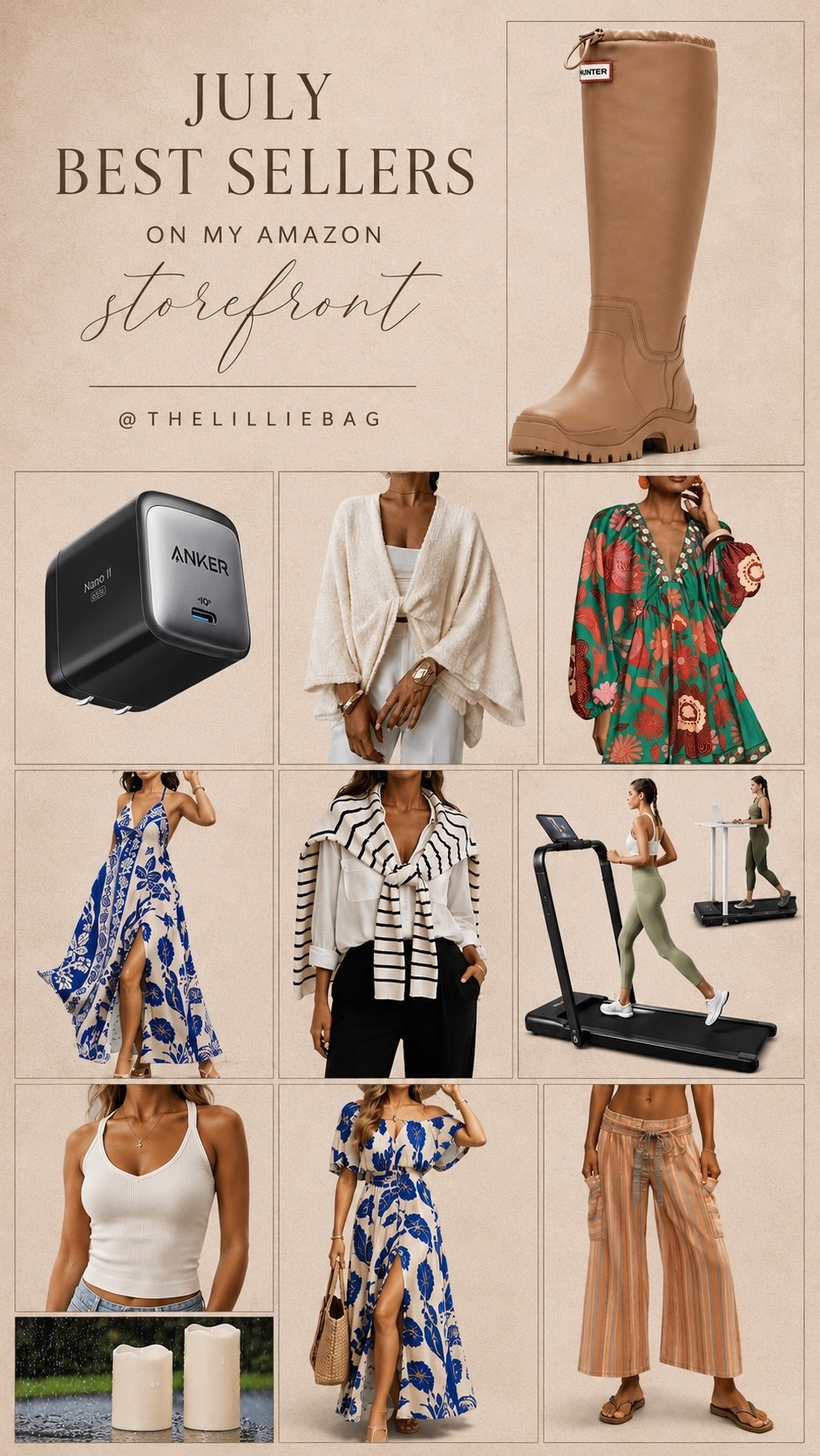 July Best Sellers – Amazon

These were YOUR favorite Amazon finds from July! 🤍 From the viral Hunter boots and walking pad to vacation dresses, everyday basics, home favorites, and the little essentials that sold out over and over—these are the products everyone was loving last month.

If you missed them the first time, now’s your chance to grab them!

Amazon best sellers, July Amazon favorites, Amazon storefront, viral Amazon finds, Hunter boots, walking pad, summer dresses, Amazon fashion, home finds, everyday essentials, Amazon must haves, trending Amazon products

#LTKSeasonal