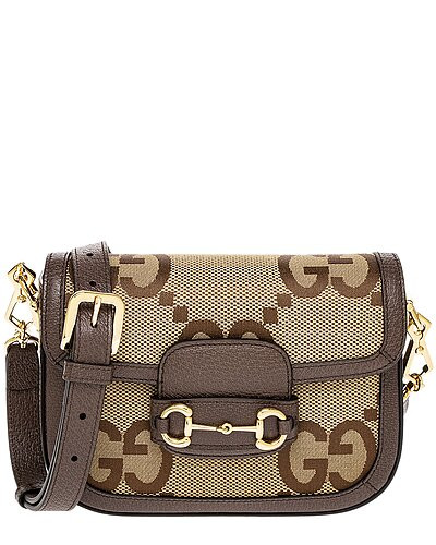 Horsebit 1955 Jumbo GG Canvas & Leather Mini Bag | Gilt & Gilt City
