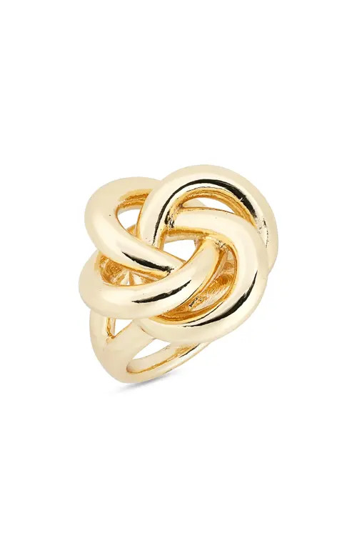 Nordstrom Knot Statement Ring in Gold at Nordstrom, Size 8 | Nordstrom