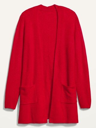 Cozy Long-Line Open-Front Sweater for Women | Old Navy (US)