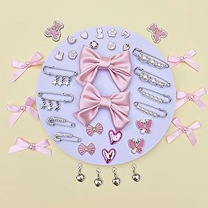 Bellaqueo 38Pcs Bling Shoe Charms for Sneakers Girls, Bling Shoe Lace Clips, Shoelace Junk Socks ... | Amazon (US)