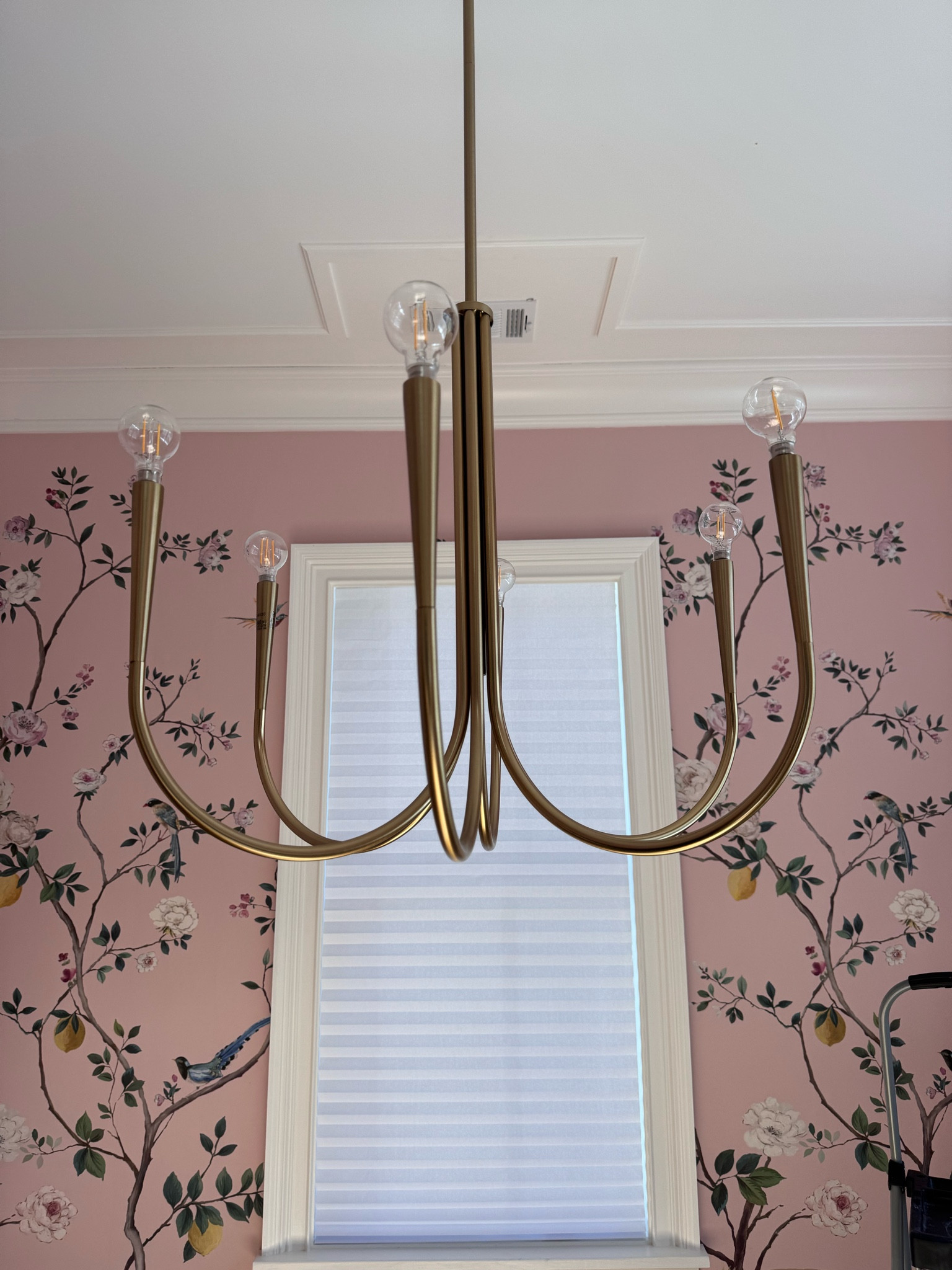 Swoop Arm Chandelier 