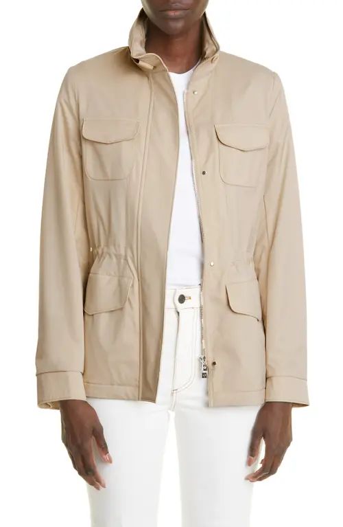 Loro Piana Traveller Waterproof Jacket in Sand Shell at Nordstrom, Size 10 Us | Nordstrom