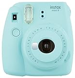 Amazon.com : Fujifilm Instax Mini 9 Instant Camera - Ice Blue, 2.7x4.7x4.6 (Instax Mini 9 - Ice B... | Amazon (US)
