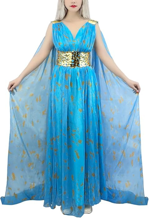Dragon Queen Costume Chiffon Dress Halloween Cosplay For Women | Amazon (US)