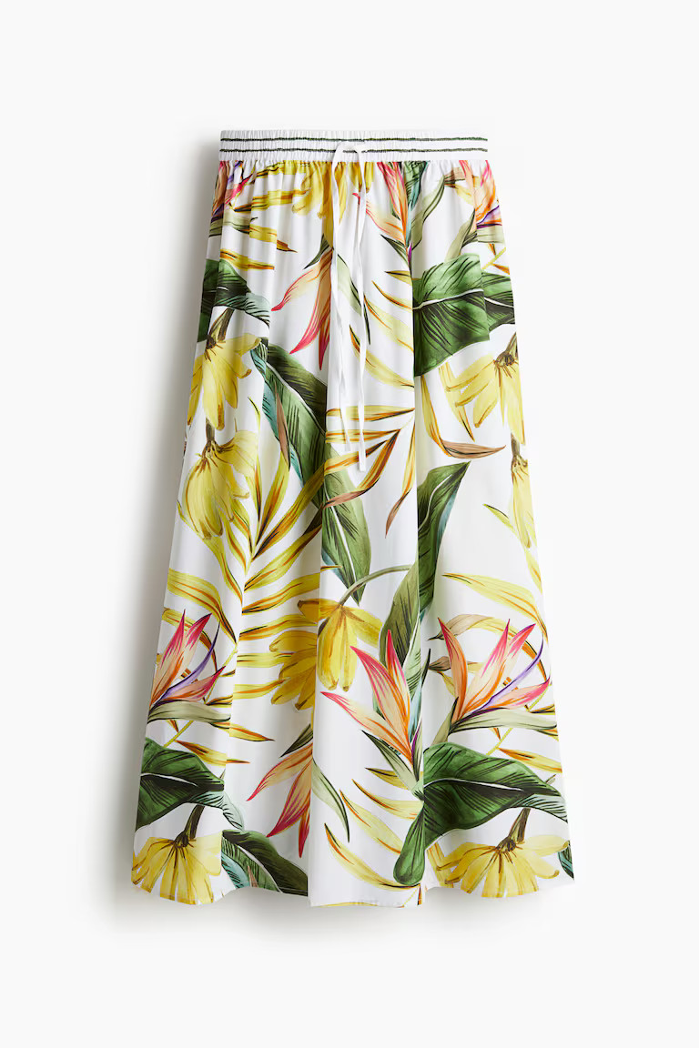 Poplin maxi skirt | H&M (UK, MY, IN, SG, PH, TW, HK)