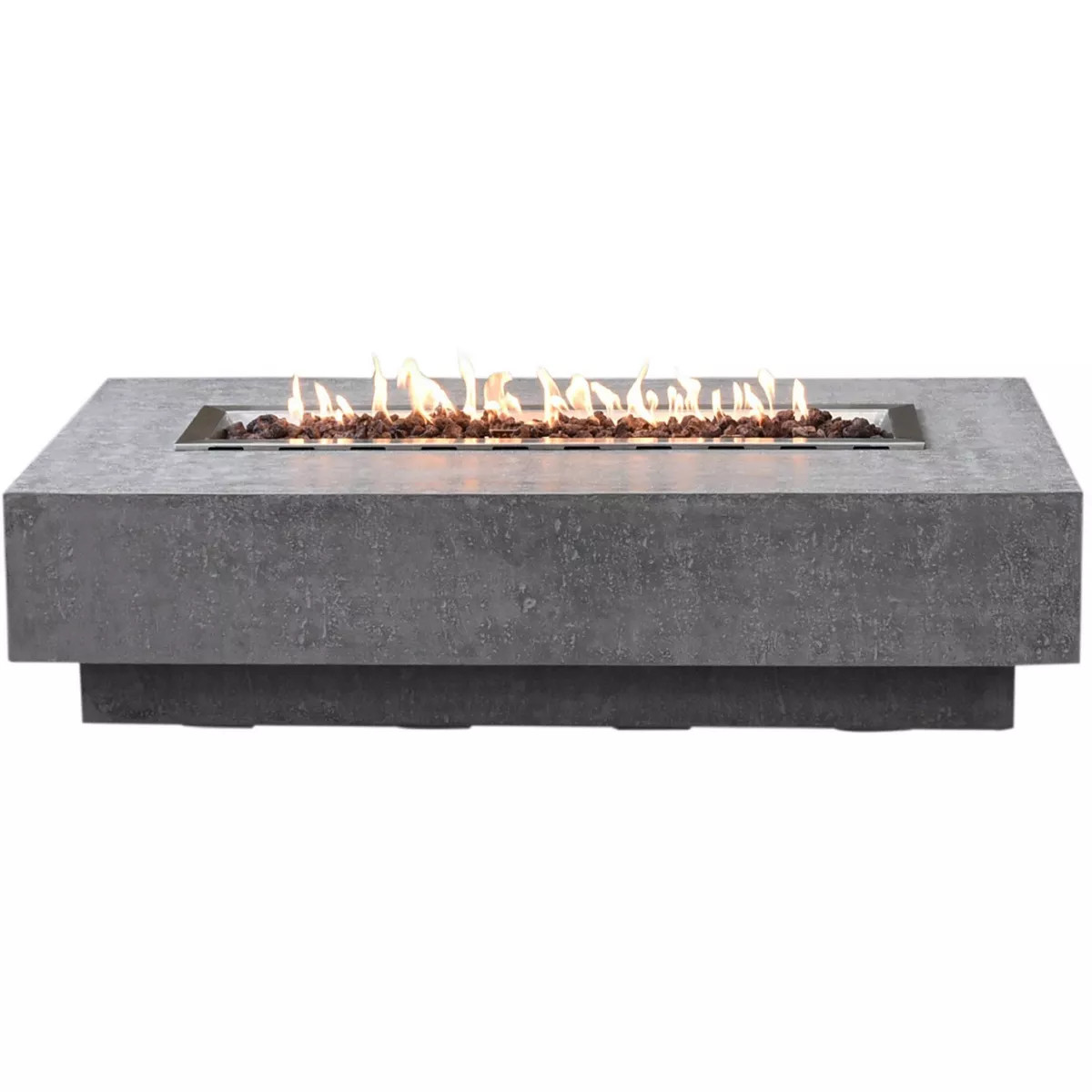 Hampton 56" Natural Gas Fire Pit Outdoor Backyard Patio Heater - Elementi | Target