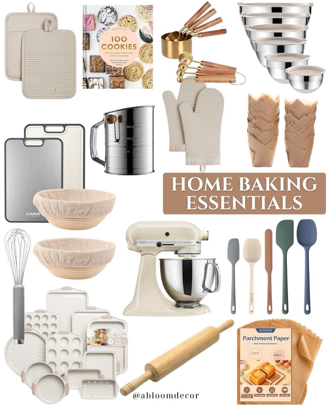 Home baking essentials that make baking easy, fun, and cute! A lot of these are favorites that I use in my kitchen.

#LTKHome #LTKfoodie