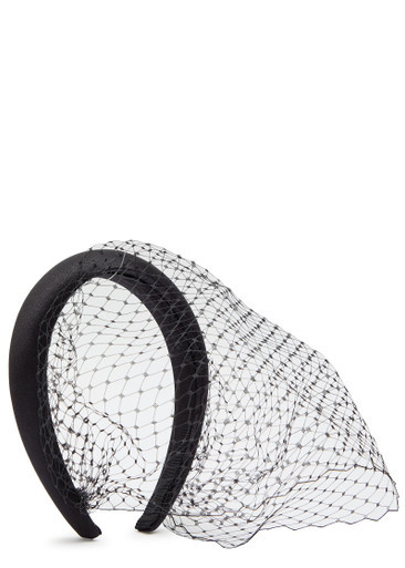 Tori Voilette veil satin headband | Harvey Nichols