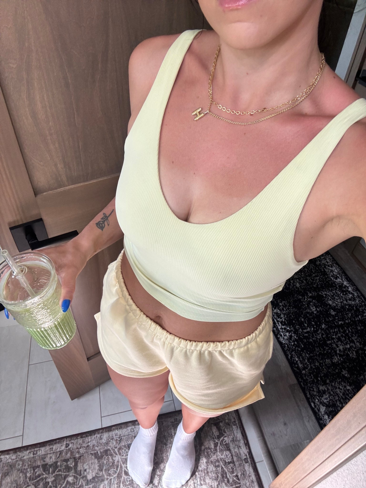 Feeling like sunshine ☀️🍋💛 yellow lounge set, target outfit, casual shorts, workout tank top, target activewear 

#LTKStyleTip #LTKFindsUnder50 #LTKActive