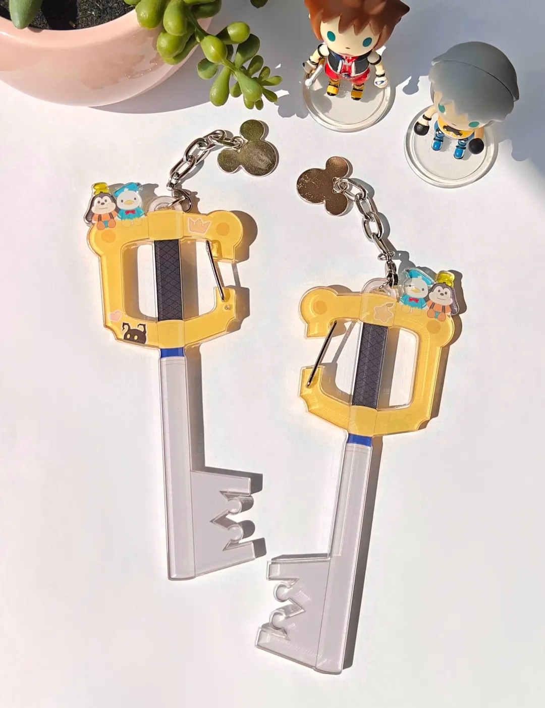 Kingdom Hearts - Keyblade Acrylic Carabiner Keychain | Etsy (US)