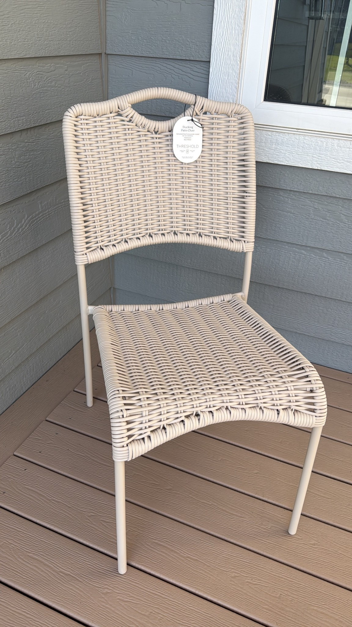 Patio chair from Target!! Cute and comfortable 

#LTKHome #LTKSeasonal