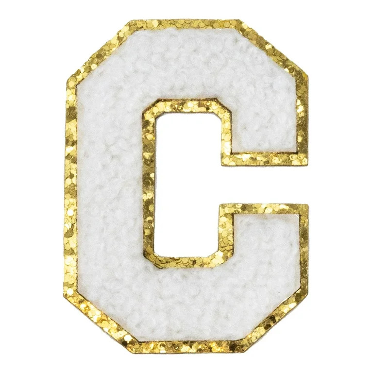 Hello Hobby Chenille C White Patch | Walmart (US)
