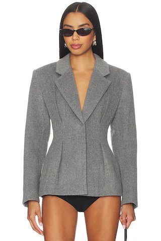 Rue Sophie Trenton Blazer in Charcoal from Revolve.com | Revolve Clothing (Global)