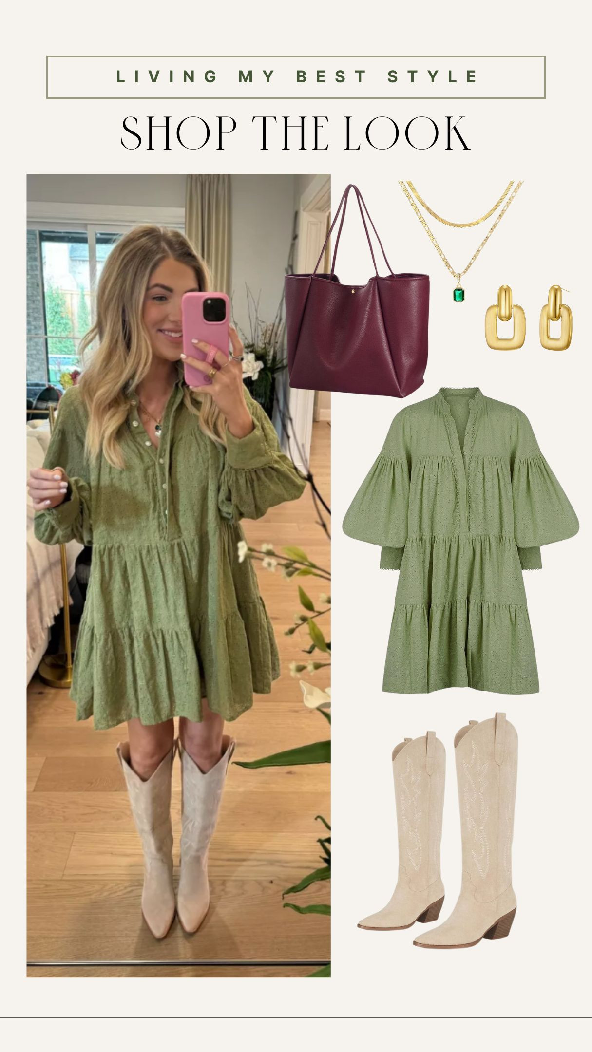  

Thanksgiving outfit ideas: this cozy green dress with classic western boots and a chic burgundy tote is perfect for a stylish, comfortable holiday look! Tap to shop this fall-ready ensemble!

 

#LTKFindsUnder50 #LTKSeasonal #LTKCyberWeek