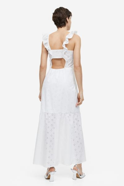 Broderie anglaise open-backed dress | H&M (UK, MY, IN, SG, PH, TW, HK)