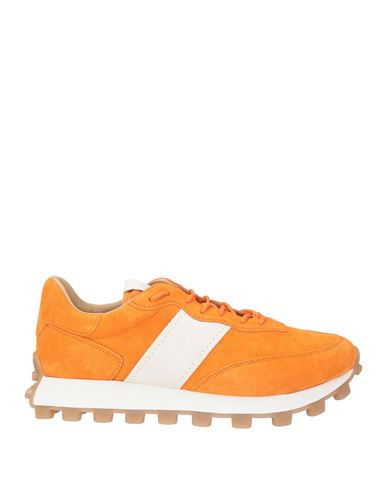 Tod's Man Sneakers Orange Size 7.5 Leather | YOOX (US)