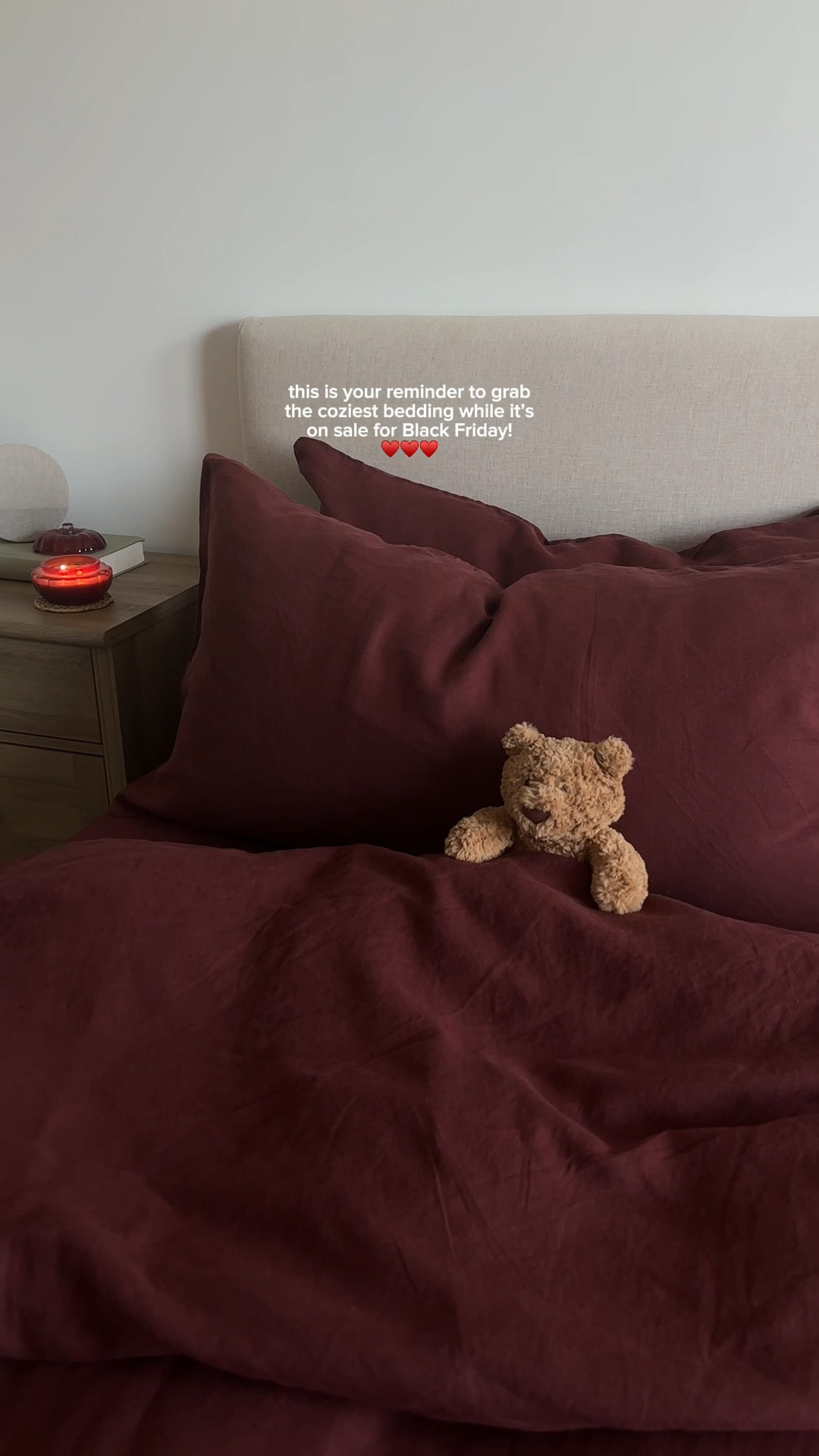 grab your cozy European linen sheets & duvet while they’re on sale today!!

quince, cozy bedding, bedding, luxury bedding, linen bedding, cozy bedroom 

#LTKGiftGuide #LTKCyberWeek #LTKHoliday