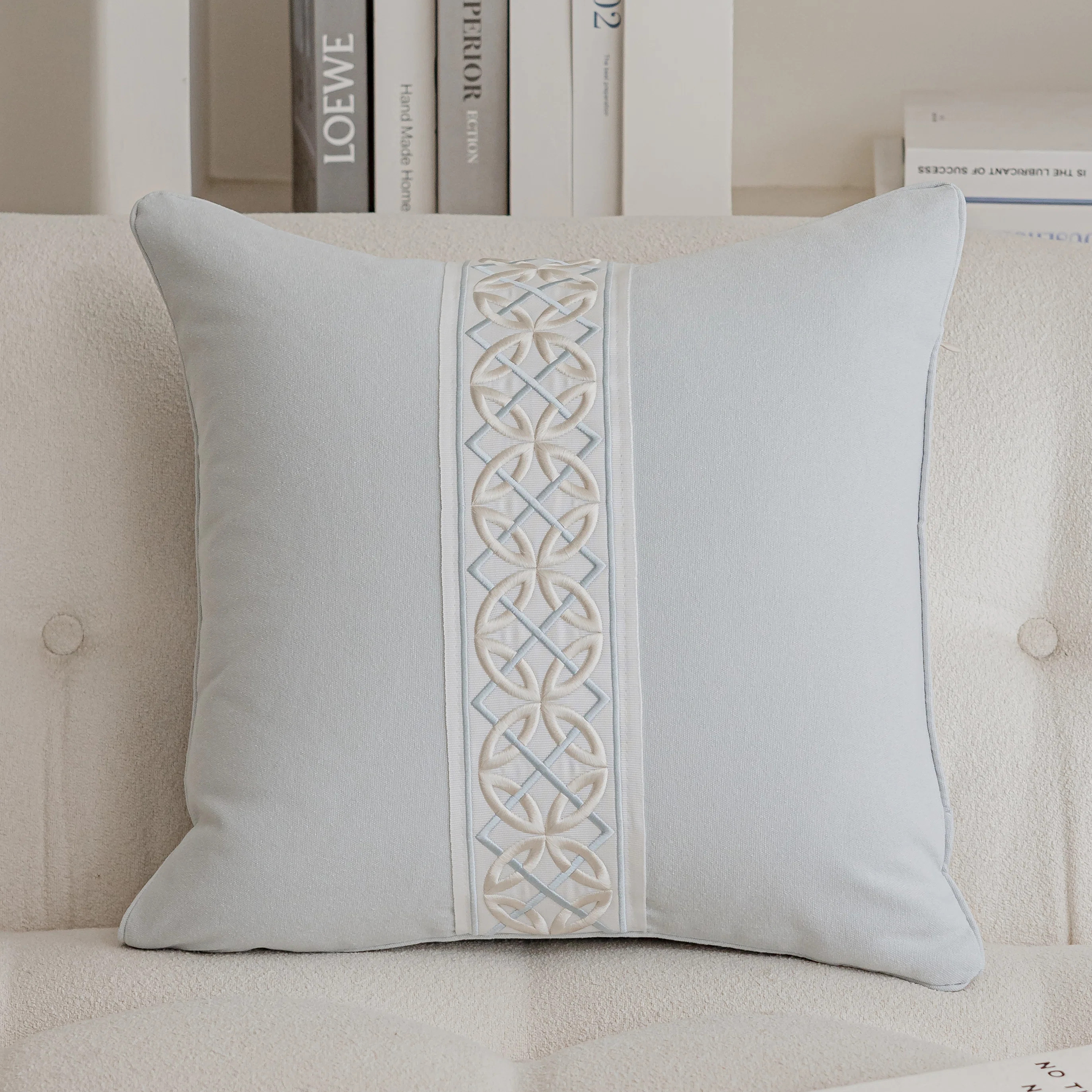 Arabella Cotton Blend Square Throw Pillow | Wayfair North America