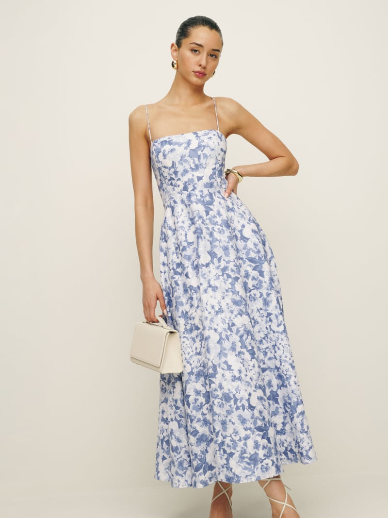 Monette Linen Dress | Reformation (Global)