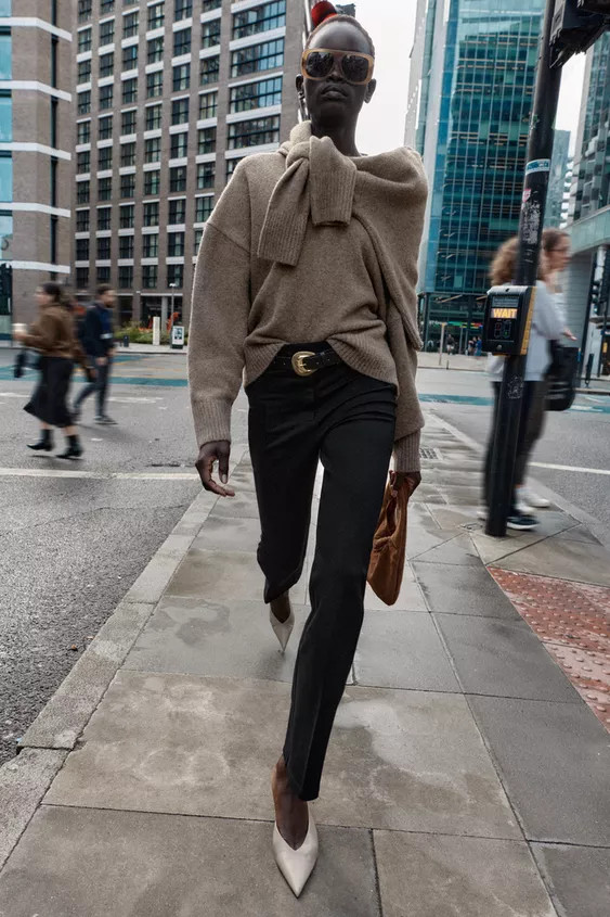 BELTED FLARE LEGGINGS | Zara US