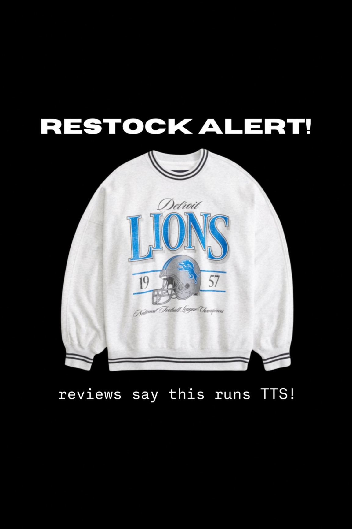 Restock Alert in this popular NFL sweatshirt! 

#LTKMens #LTKStyleTip #LTKFindsUnder100
