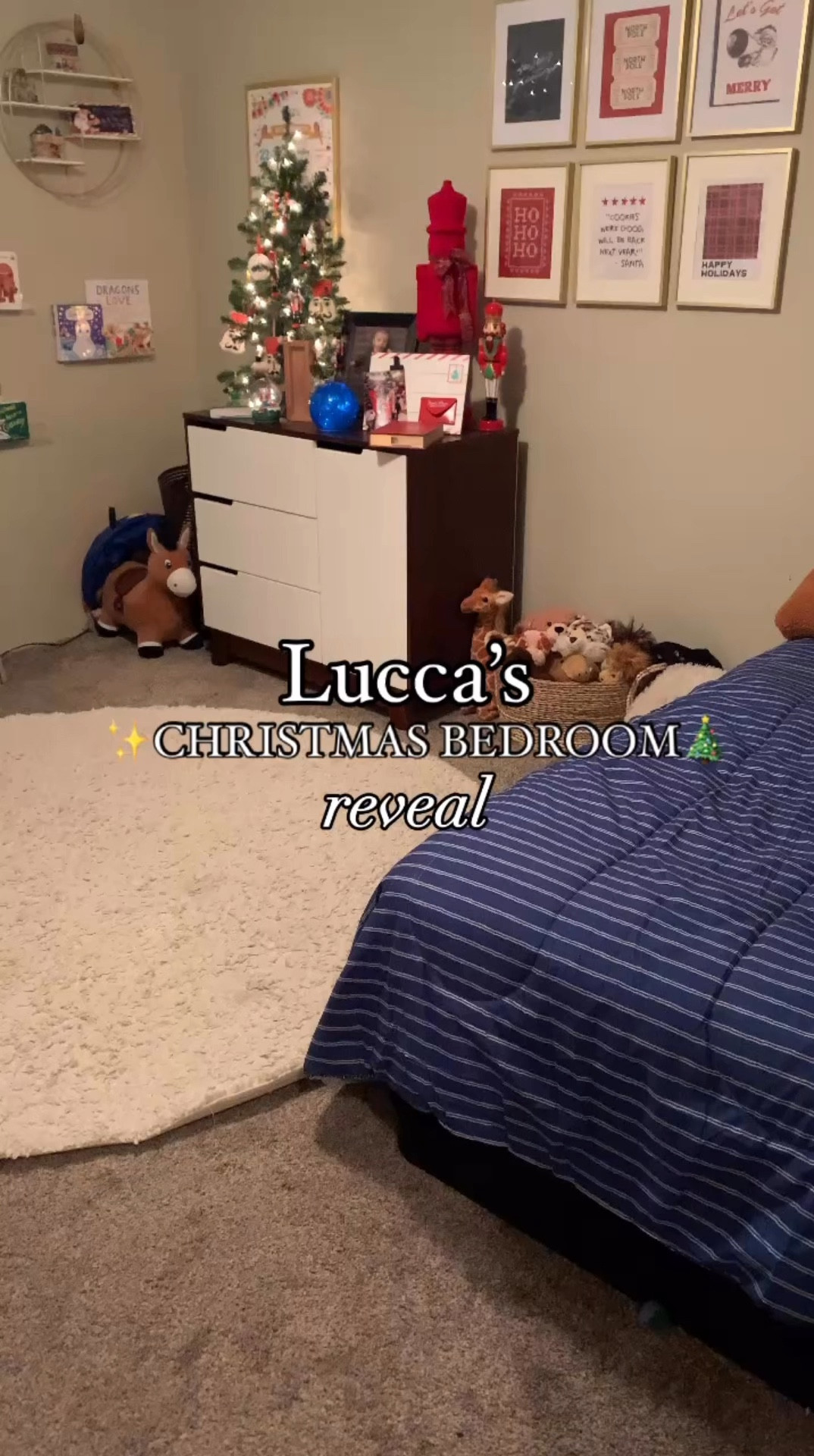 It’s finally here✨time to reveal our Christmas home starting with my son’s room!🥰🎄🛒comment “nutcracker” and I’ll send you the link for everything I used to decorate his room in a traditional Christmas way with lots of nutcracker decorations!✨

#christmasbedroom #nutcrackerdecor #nutcrackerlover #christmasdecor #christmasbedroomdecor #kidsbedroomdecor #toddlerbedroomdecor #toddlerbedroomideas #christmasroom

#LTKHome #LTKKids #LTKHoliday