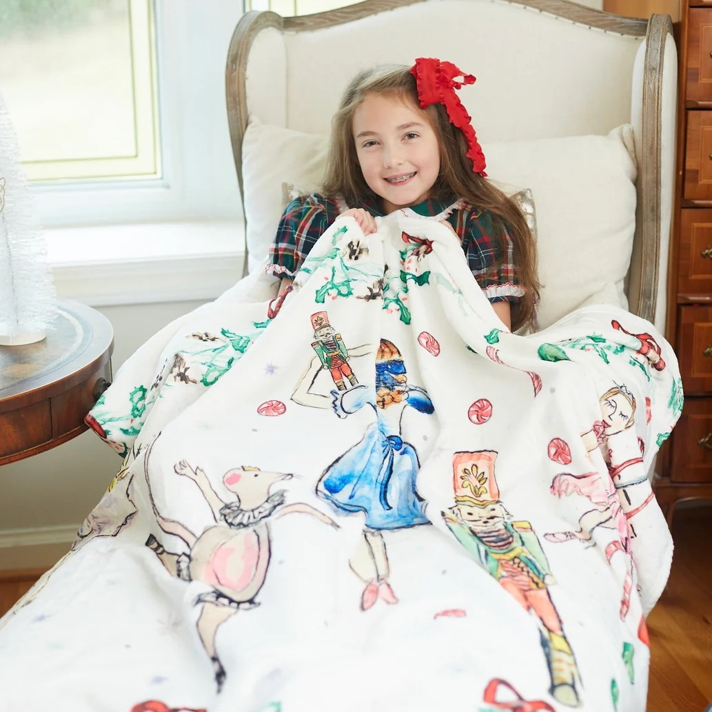 NUTCRACKER MINKY BLANKET | Over The Moon Gift
